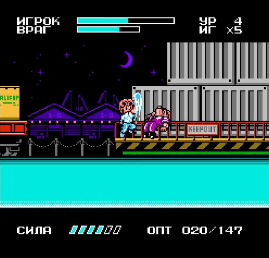 Mighty Final Fight - геймплей игры Dendy\NES